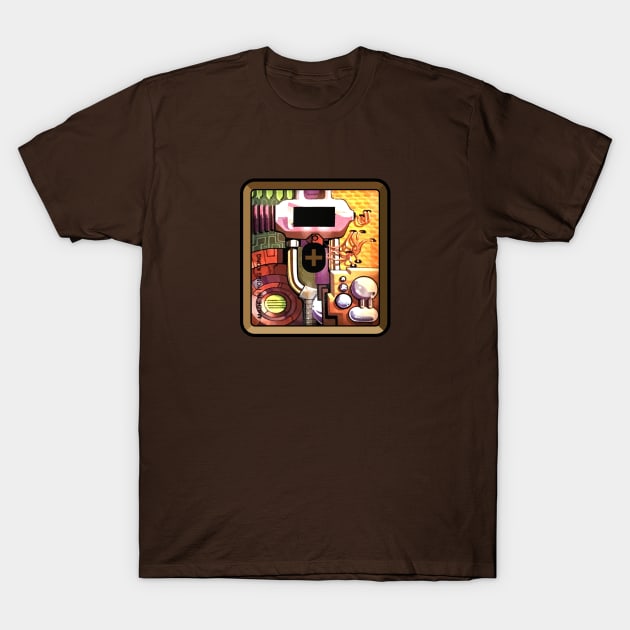 Bionic Bigfoot Chest Plate T-Shirt by Chewbaccadoll